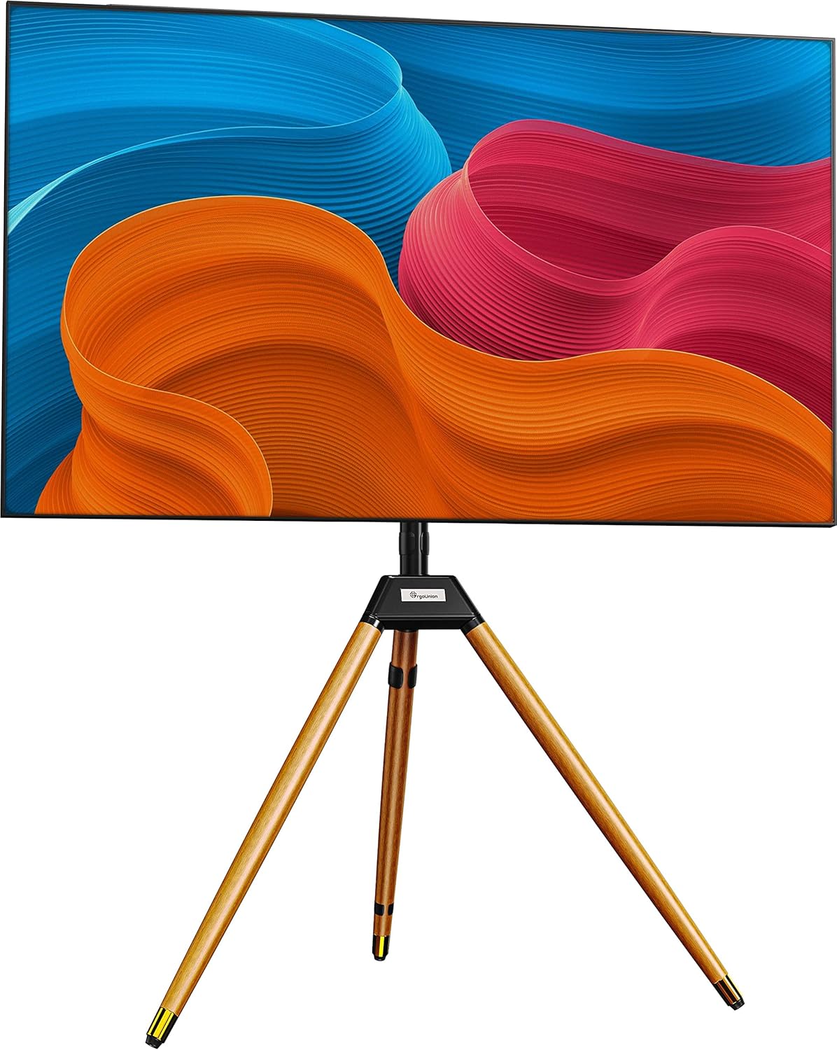Tripod TV Stand for 32-75 Inch Screens with Adjustable Height