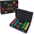 Legacy Deluxe 200-Piece Poker Set - Premium Dual-Toned Chips