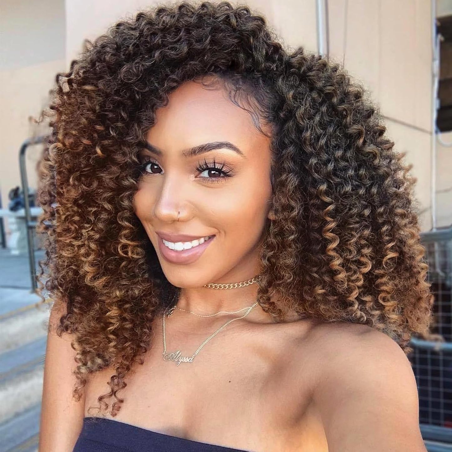 Lady Miranda Afro Kinky Curly Crochet Hair Extensions for Style