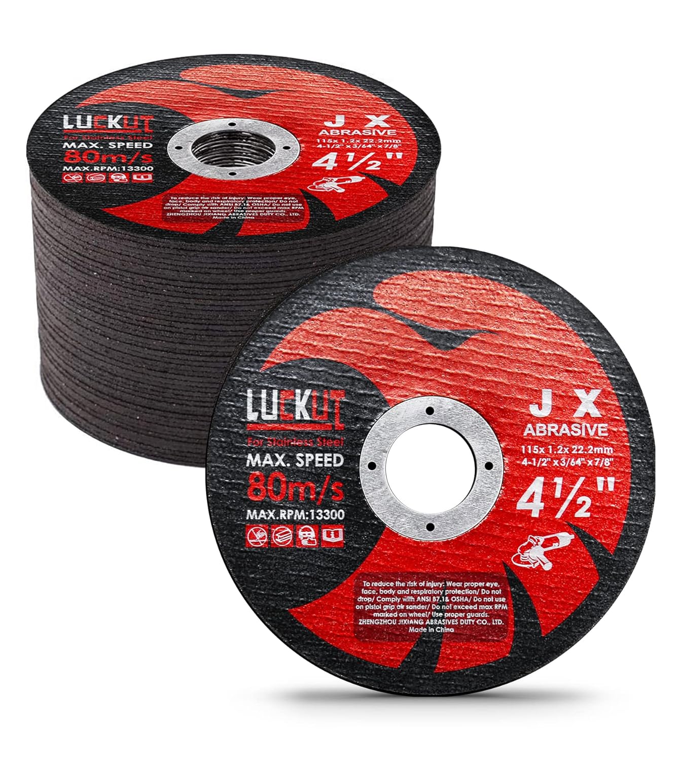 LUCKUT Ultra-Thin Metal Cutting Discs 50-Pack