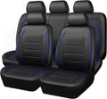 CAR PASS Universal FIT Piping Leather Car Seat Cover for SUVs