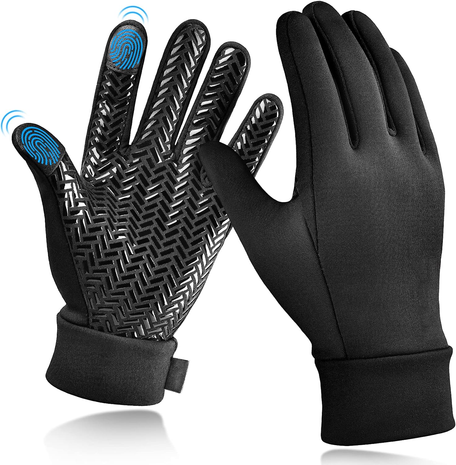 EEFOW Kids Winter Touch Screen Gloves - Warm & Waterproof for Ages 4-12