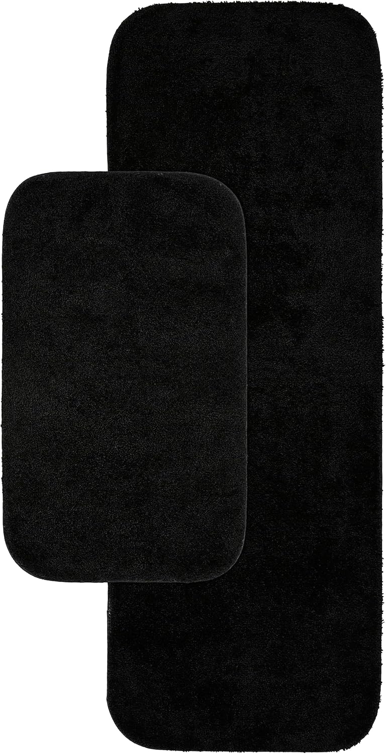 Garland Rug Traditional Nylon Washable Bath Rugs Set for Comfort