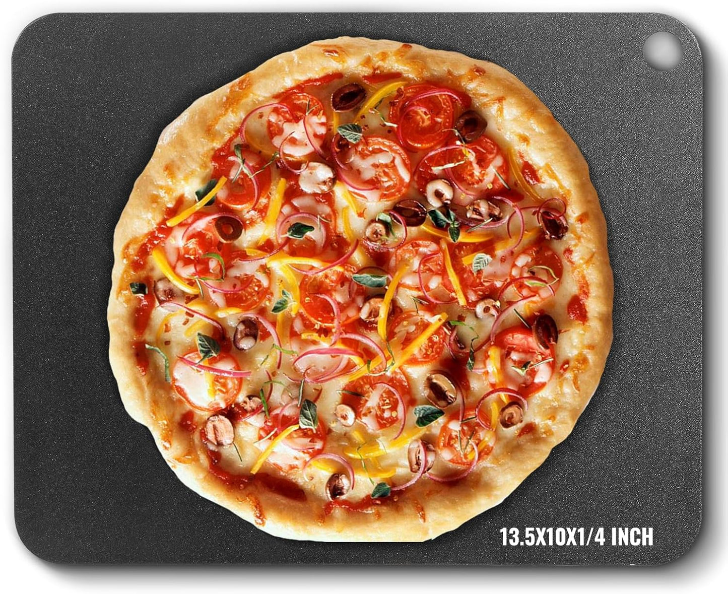 VEVOR Pizza Steel Plate for Oven, 13.5in x 10in x 1/4in