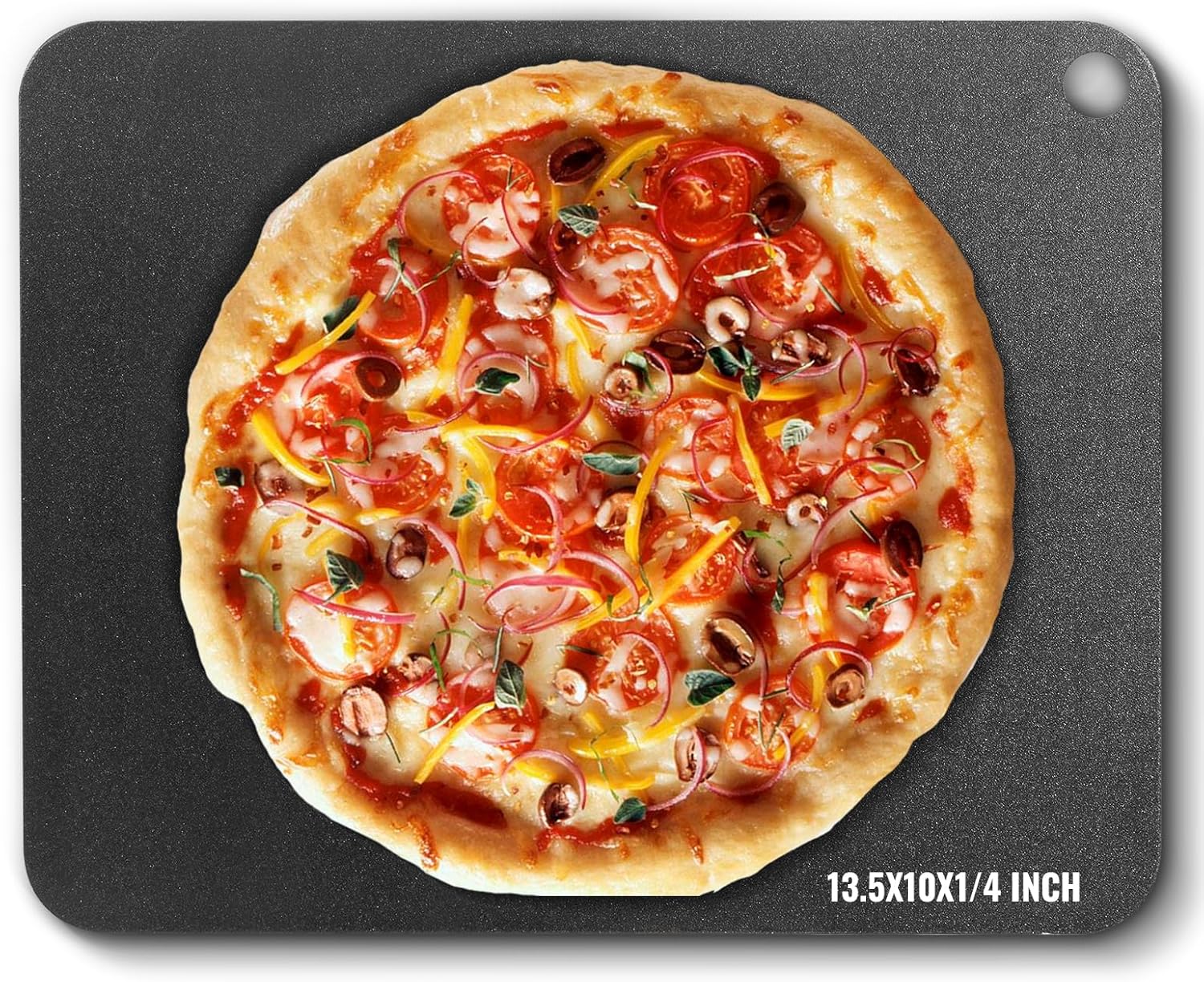 VEVOR Pizza Steel Plate for Oven, 13.5in x 10in x 1/4in