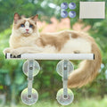 17 in Small Cat Window Perch for Narrow Space - Foldable Cordless Seat