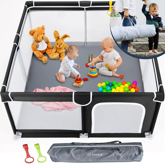 TODALE Large Baby Playpen: Safe Indoor/Outdoor Fun