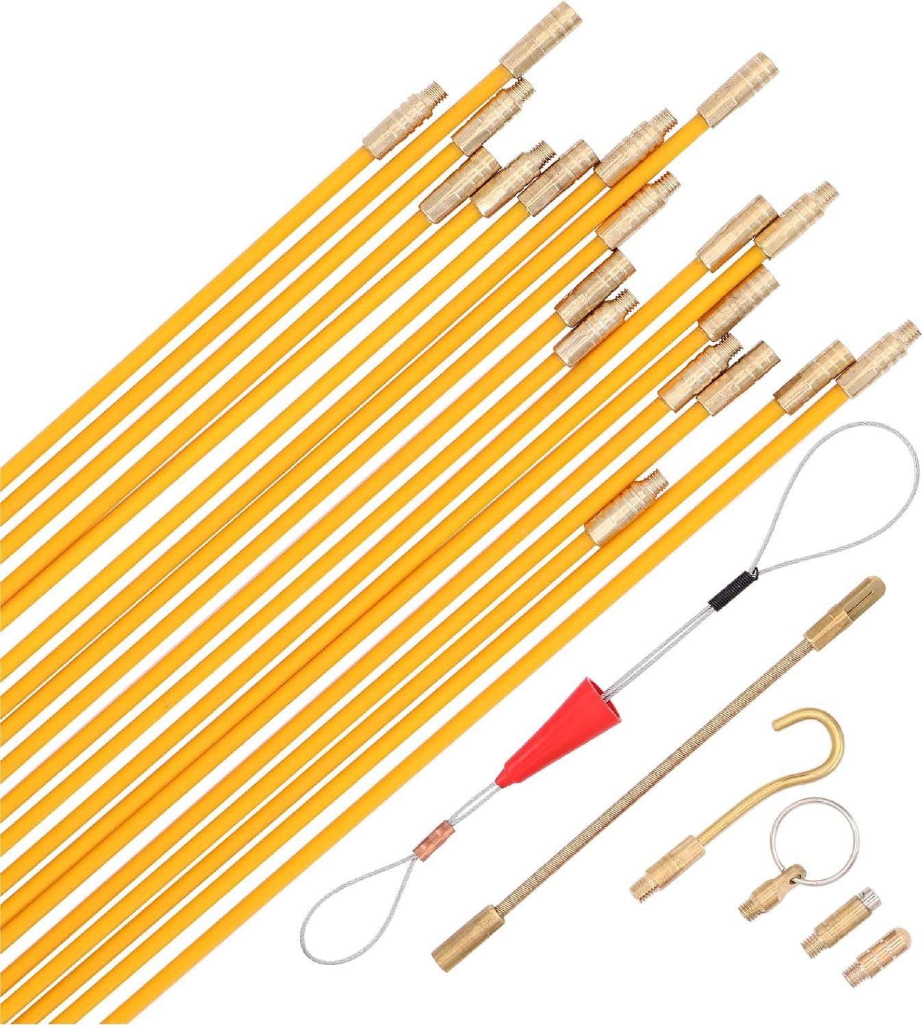 Effortlessly pull wires with Taxutor Fish Tape Kit
