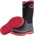 HISEA Women Mud Boots Neoprene Rubber Mid Calf Rain Boots - Warm mind