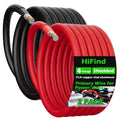 4 Gauge AWG Power Ground Wire Cable 50 ft 2-Pack - Shielded