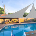 Sun Shade Sail Triangle Canopy 24ft x 24ft x 24ft - Cool UV Protection
