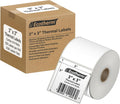 3in x 3in Thermal Labels 4 Rolls 2100 Labels - Clear High Contrast