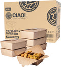 Kraft Take Out Microwavable Food Containers No. 3 - Heavy Duty 76 oz