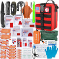 First Aid Kit Survival Gear Outdoor Tactical Set RED - Compact