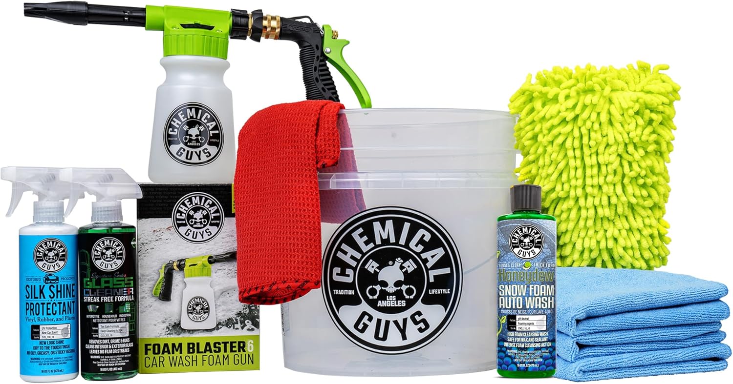 Chemical Guys Car Wash Kit w/Foam Gun & Towels