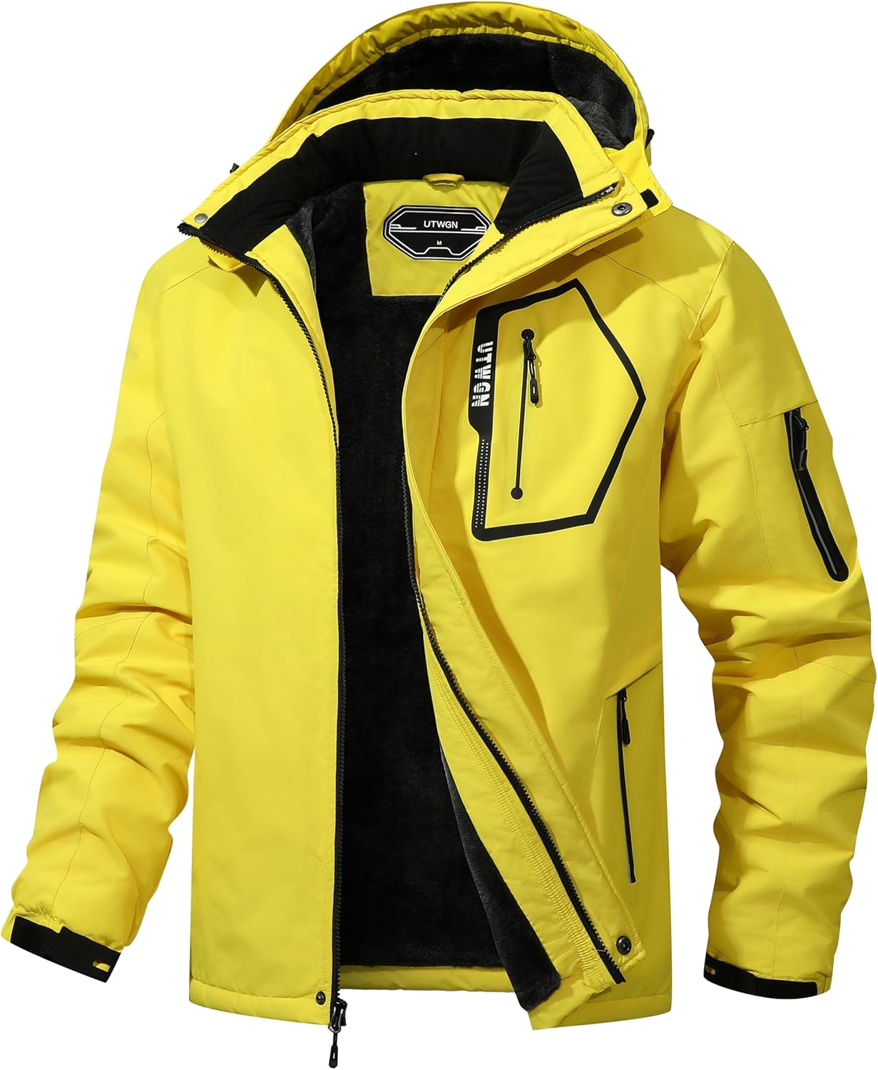Men's Ski Jacket Winter Warm Waterproof Windbreaker for Snow