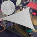Custom Size 9 ft x 15 ft x 17.5 ft Waterproof Triangle Shade Sail