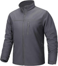 TACVASEN Men's Lightweight Softshell Jacket Fleece Lined Waterproof it