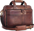 Oak Leathers Leather Messenger Bag for Men and Women - Durable Laptop