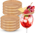 Wine Glass Charcuterie Topper 18 Pcs Bamboo Set - Party Ready
