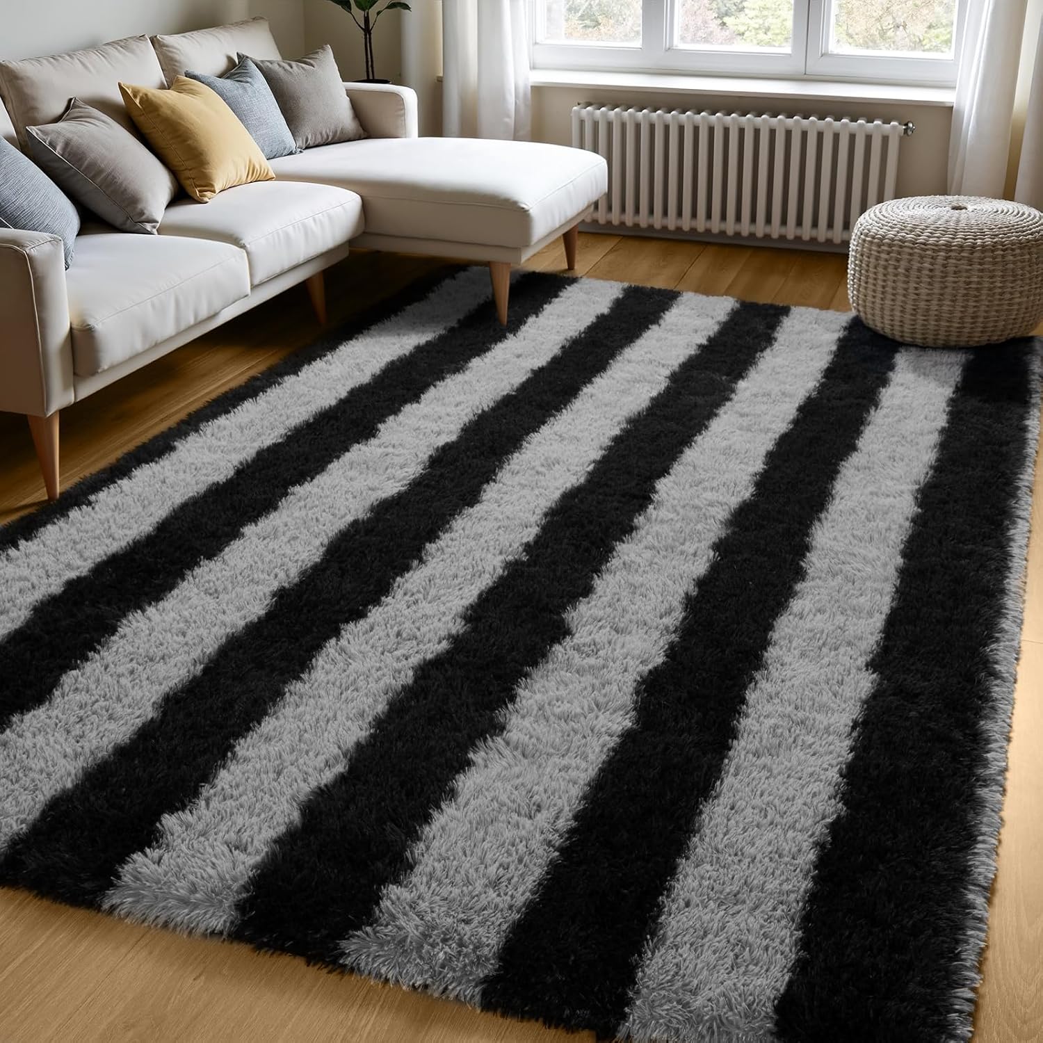 Zentavio Area Rugs for Living Room Large Soft Shag Carpet