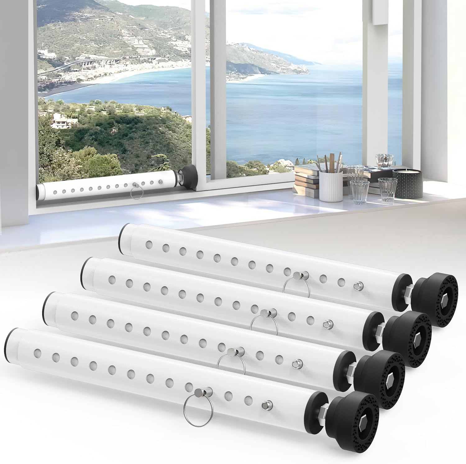Adjustable Window Jammer Bars for Enhanced Home Security
