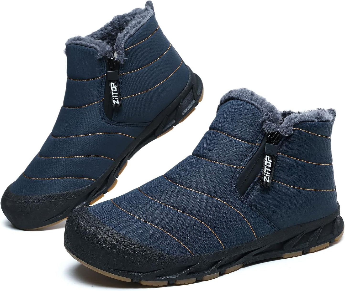 Snow Boots Mens Waterproof Winter Boots for Cold Weather Comfort