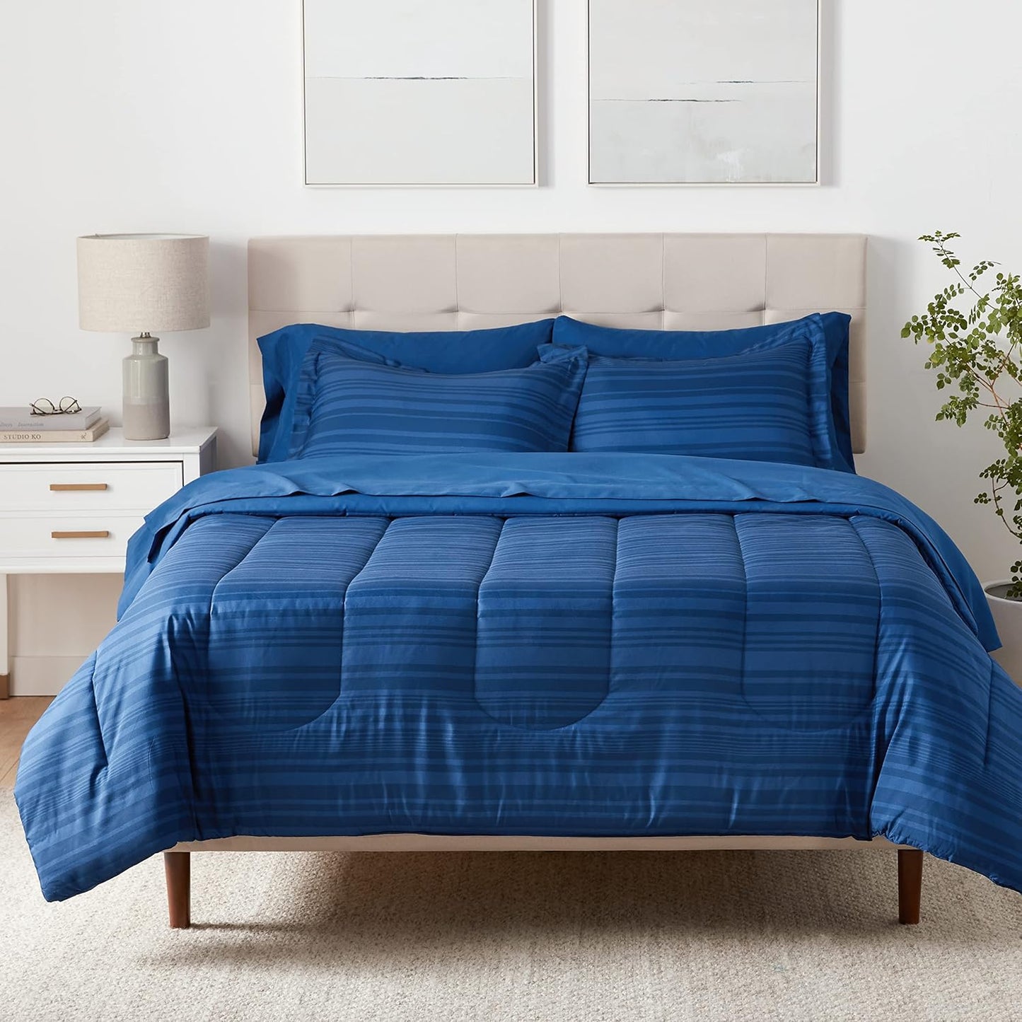 Full/Queen Comforter Set with Sheets for Cozy Sleep Experience