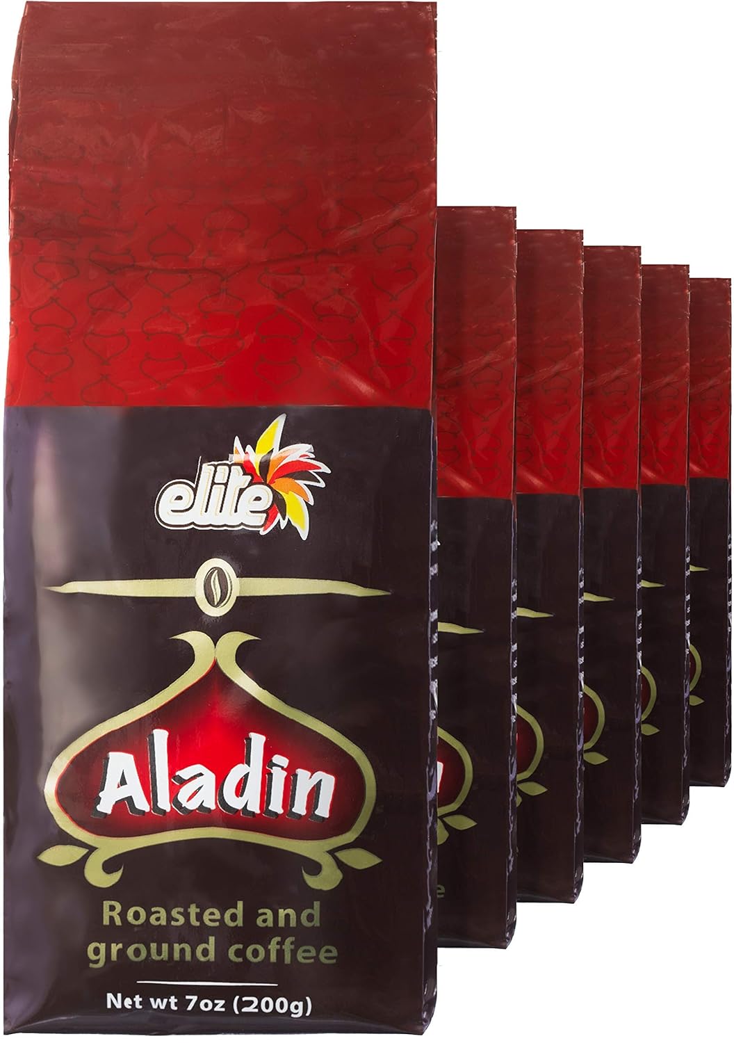 Elite Aladin Coffee Pack of 6 - Rich Flavor and Aroma