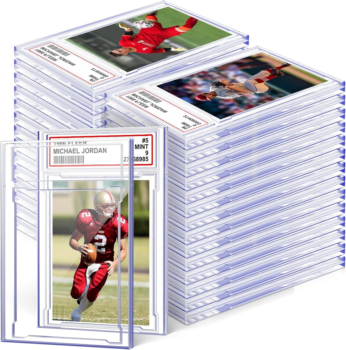 50 PCS Card Case Holder for Trading Cards - High Quality Protectors