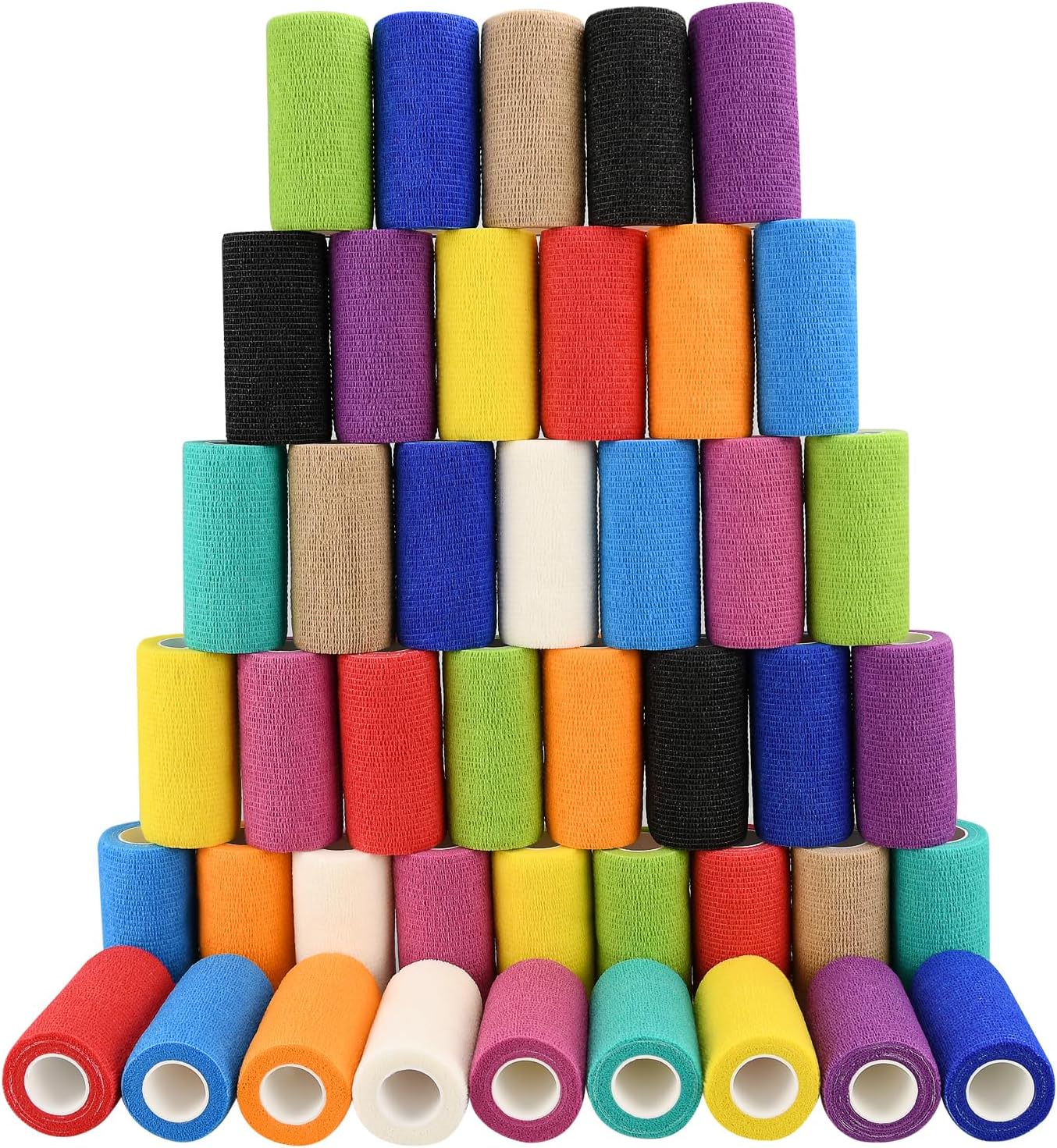 12pcs Self Adhesive Bandage Wraps for Sports and Pets