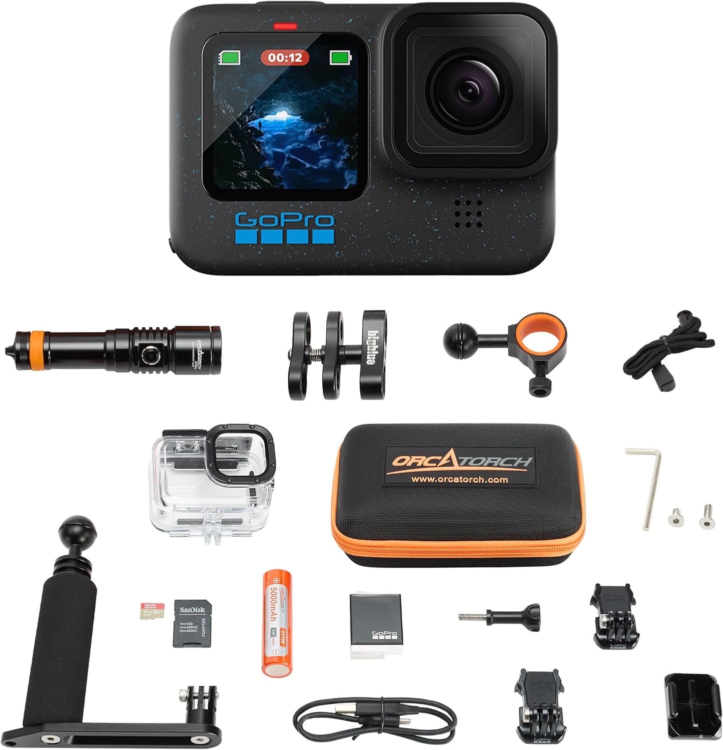 GoPro HERO12 - Capture Stunning 5.3K UHD Underwater Adventures