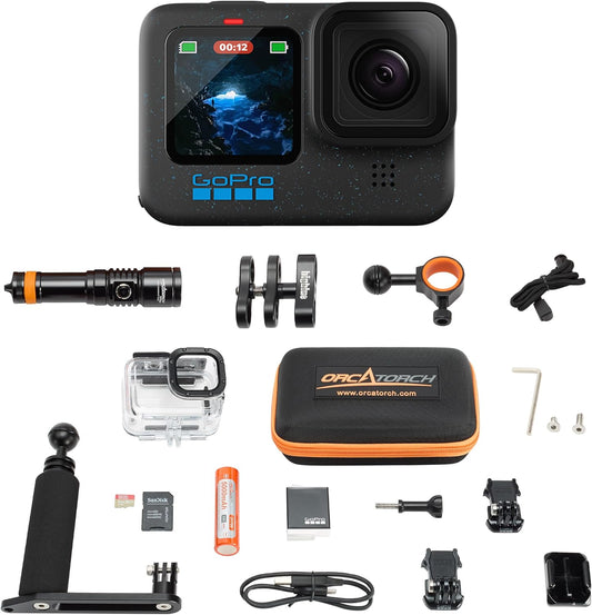 GoPro HERO12 - Capture Stunning 5.3K UHD Underwater Adventures