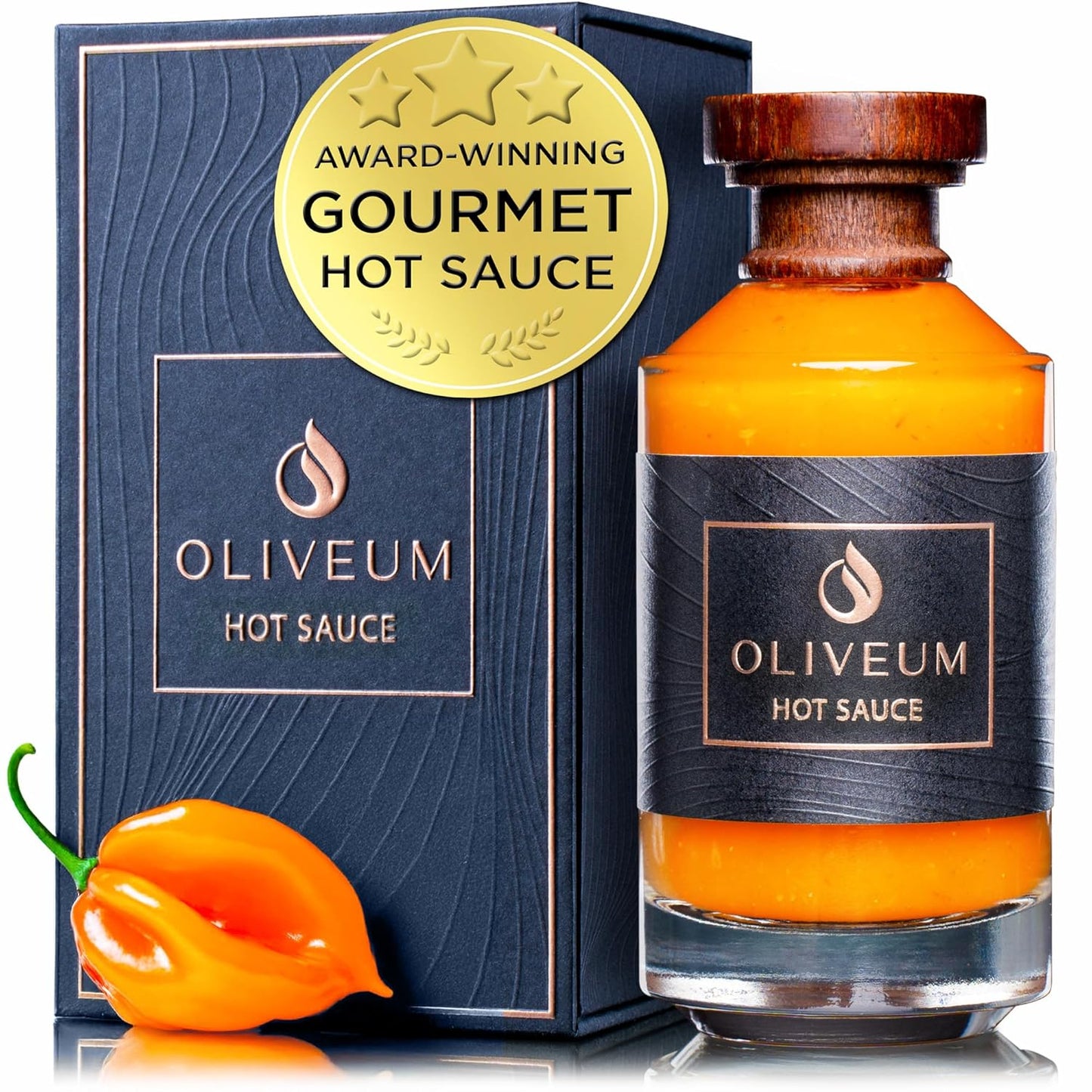 Oliveum Hot Sauce - Gourmet Medium Spice for Bold Flavors