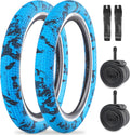 WEEROCK 20 x 2.1 Bike Tires 2 Pack with Tubes - Bright Look