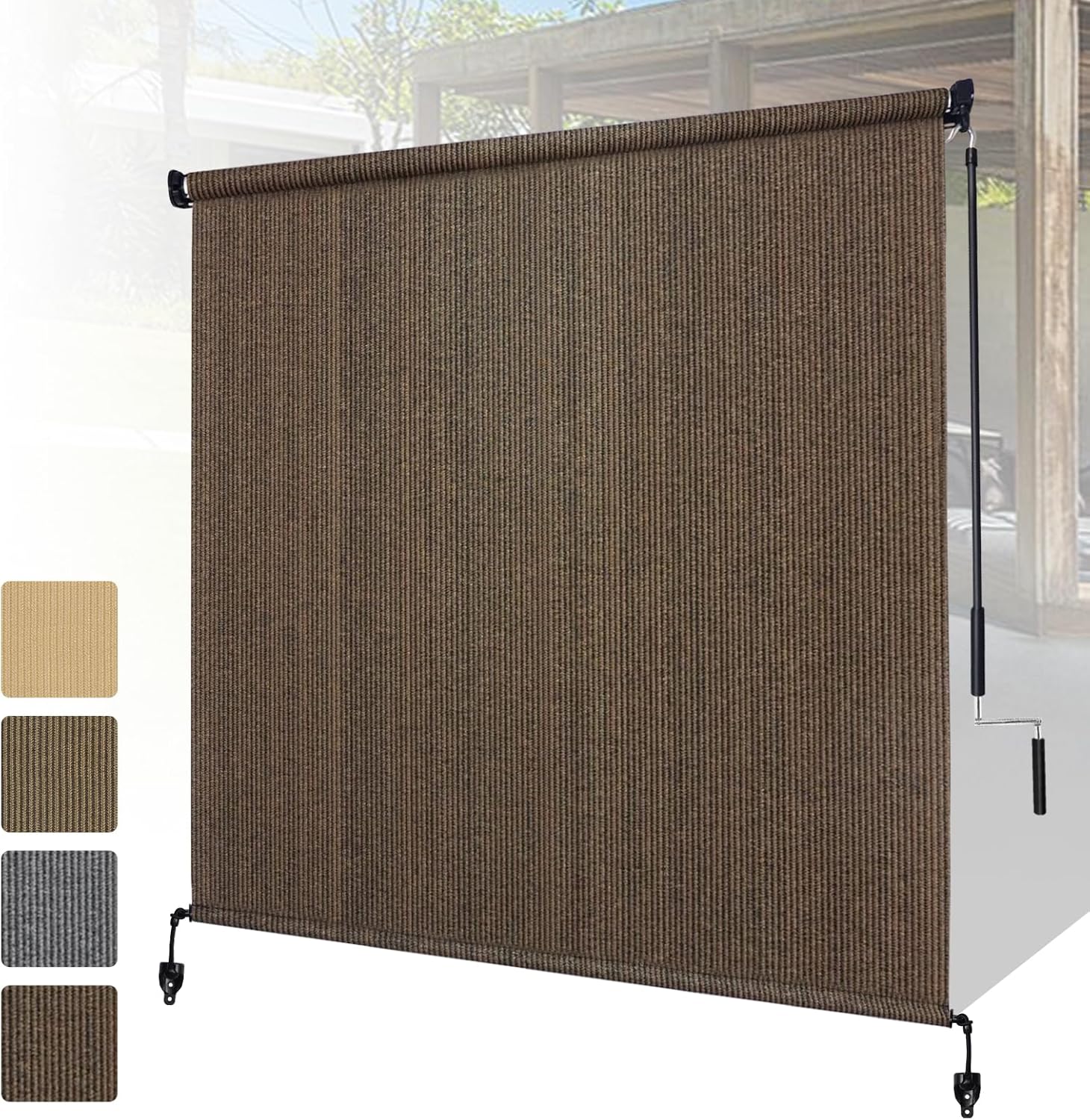 Shade&Beyond Outdoor Roller Shades for Patio and Gazebo