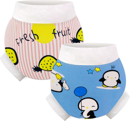 EZ Moms Reusable Baby Swim Diapers - Soft & Waterproof