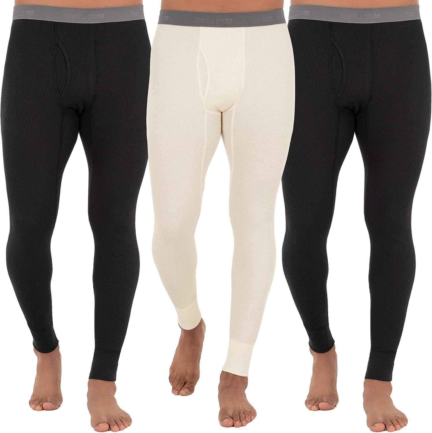 Fruit of the Loom Men's Recycled Premium Waffle Thermal Long Johns