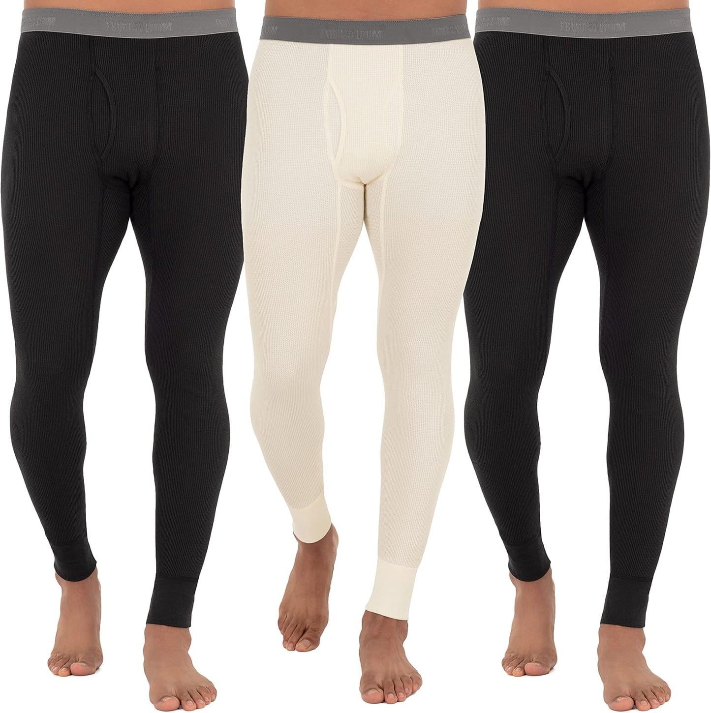 Fruit of the Loom Men's Recycled Premium Waffle Thermal Long Johns