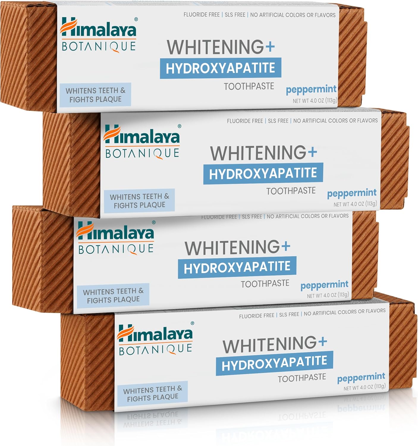 Himalaya Botanique Whitening Toothpaste with Hydroxyapatite 4 Pack