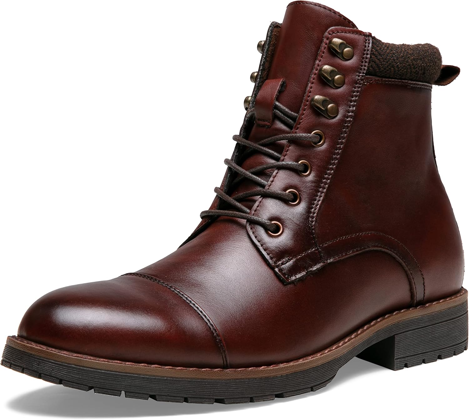 Vostey Mens Boots Motorcycle Casual Chukka Boots for Men