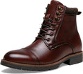 Vostey Mens Boots Motorcycle Casual Chukka Boots - Versatile Dress toe