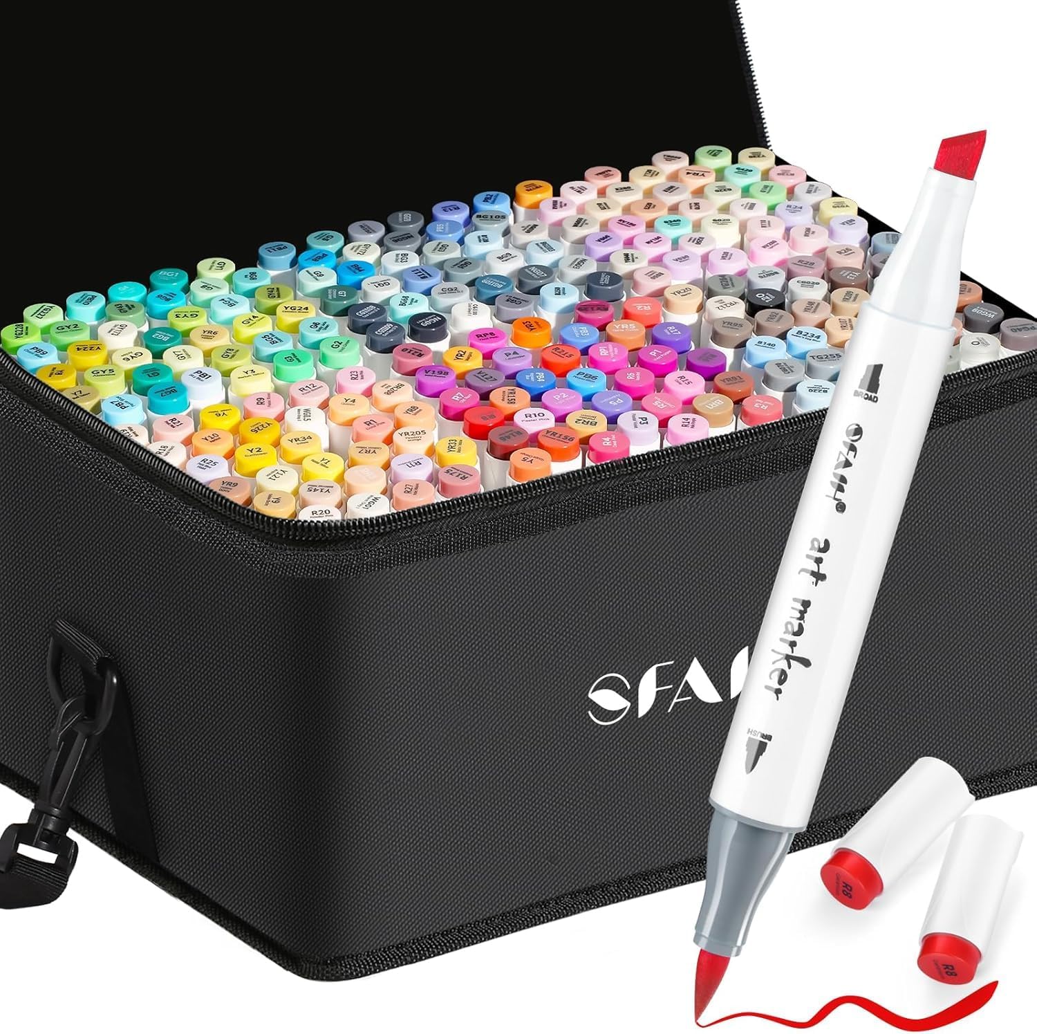 SFAIH Alcohol Markers Brush & Chisel Set for Vibrant Art