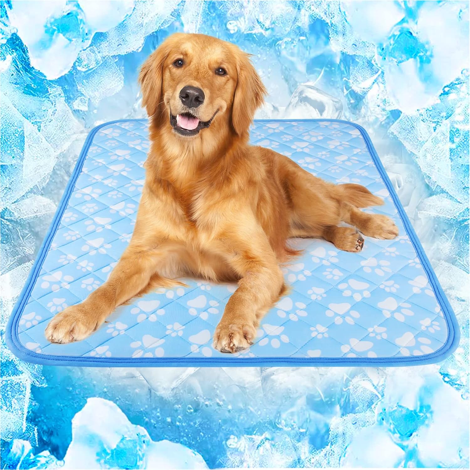 Rywell Upgrade Self-Cooling Mat for Dogs - Extra Large Comfort