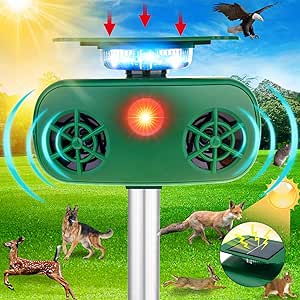 Ultrasonic Cat Repellent Outdoor Device for Effective Animal Control