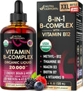 USDA Organic Vitamin B Complex Liquid Drops - Energize Daily