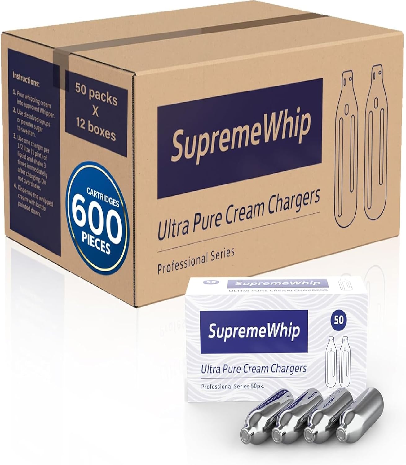 Premium 8.2g Cream Chargers - Cocktail & Bar Essential