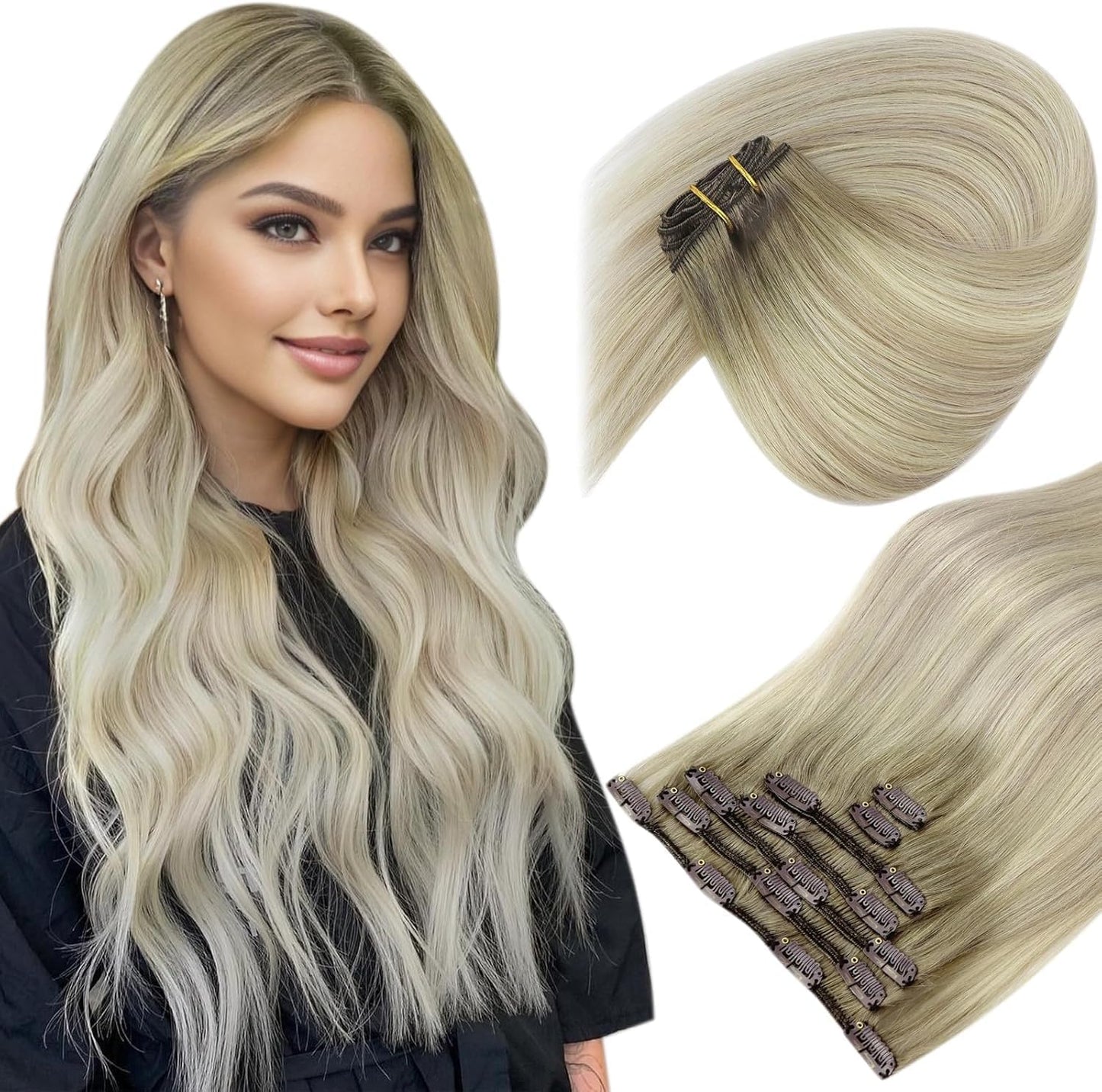 Sunny Hair Clip in Hair Extensions for Natural Look and Comfort