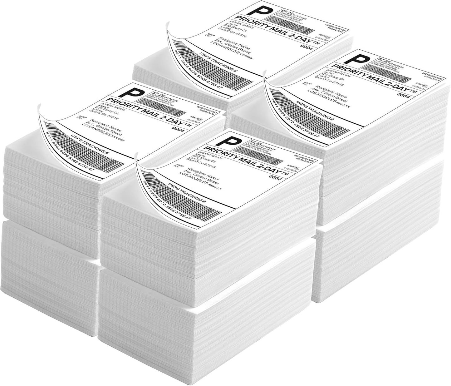 Fanfold 4in x 6in Direct Thermal Labels for Shipping Needs