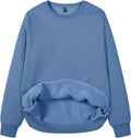 MAGCOMSEN Women's Fleece Lined Sweatshirt Crewneck - Warm (Style FQBM)